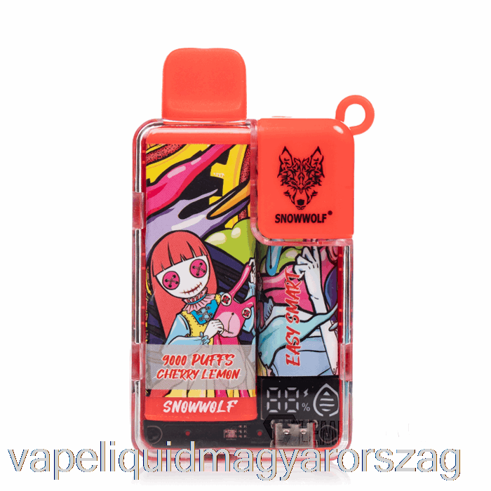 Snowwolf Easy Smart Ea9000 Eldobható Cseresznye Citrom Vape Folyadék
